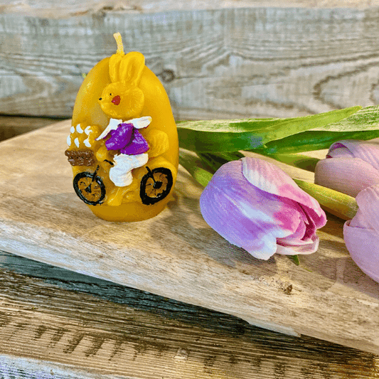 Vajce s bicyklistom